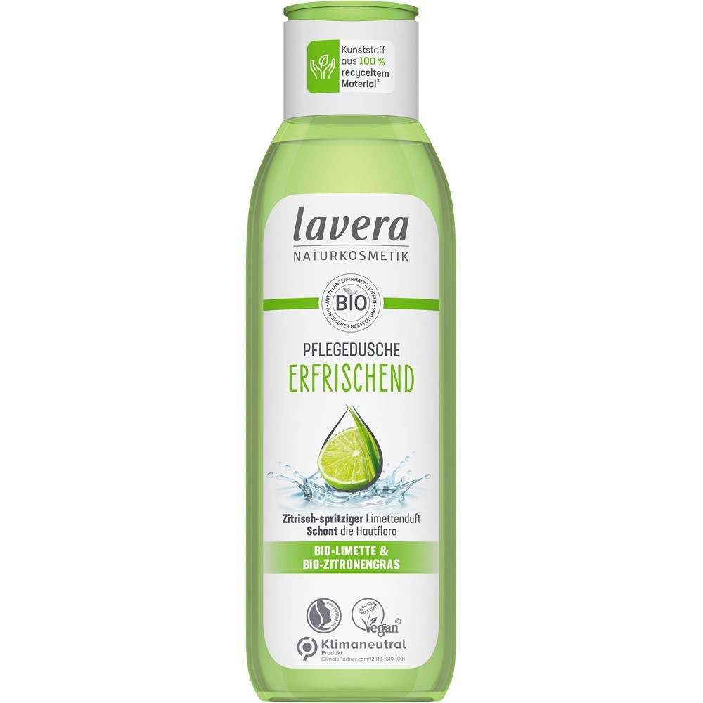 Lavera Gel de dus revigorant cu lime si lemongrass bio 250ml