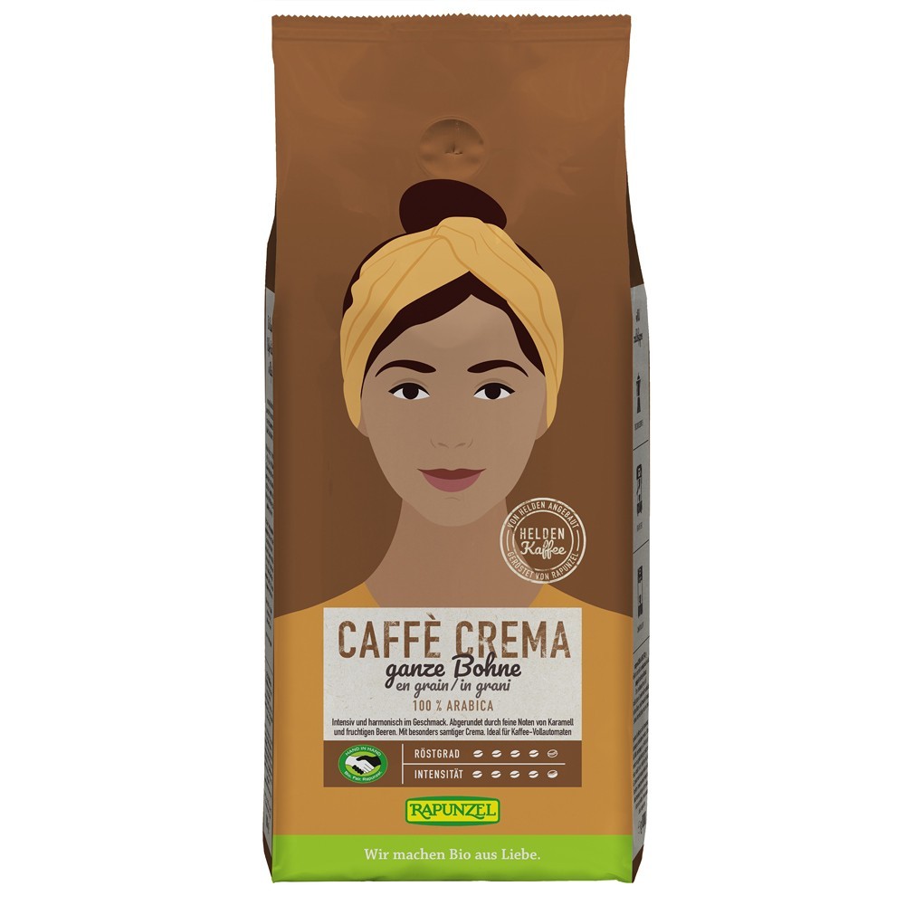 Rapunzel Cafea bio Gusto Crema boabe 1kg