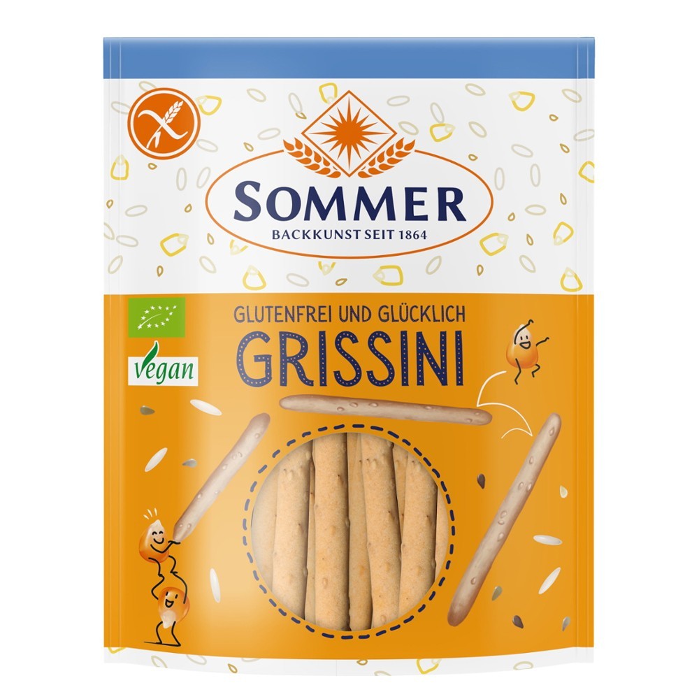 Sommer Grissini ecologice FARA GLUTEN 100g