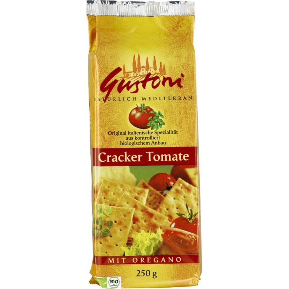 Gustoni Biscuiti Crocanti cu Tomate si Oregano 250g