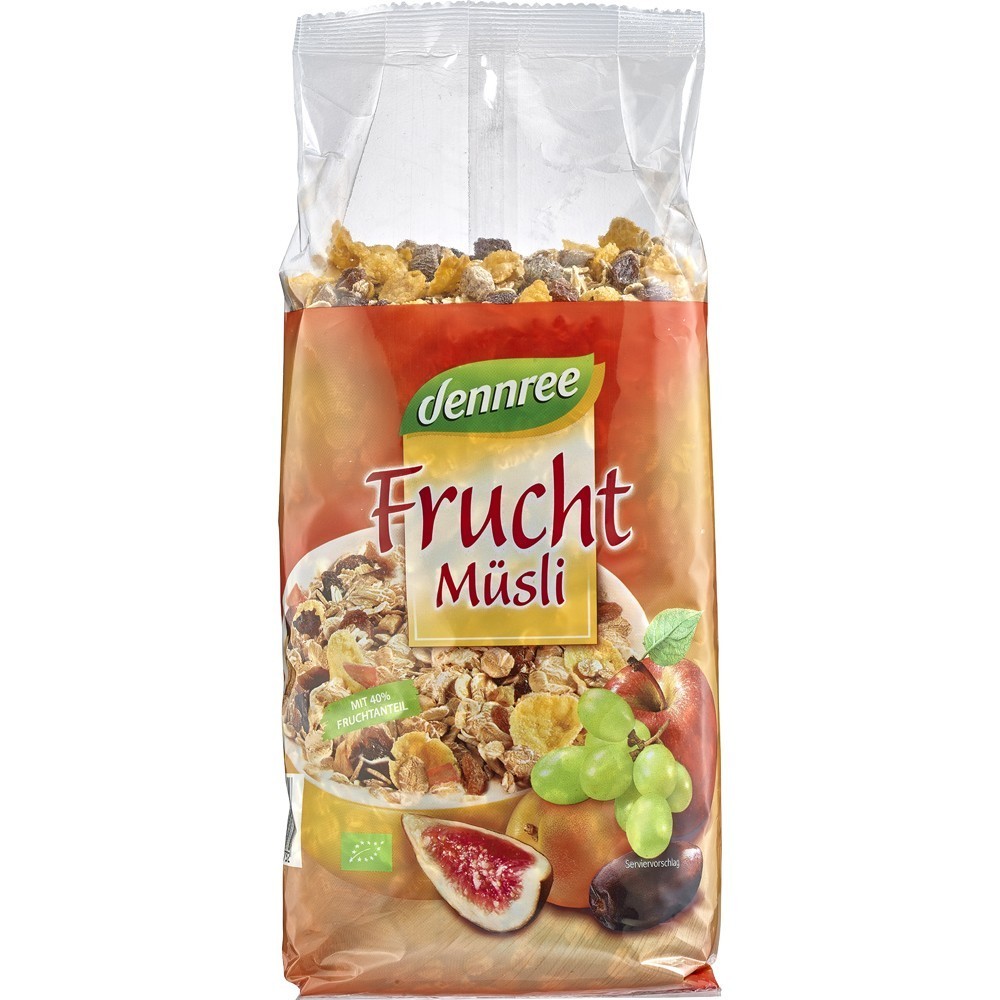 Dennree Musli cu fructe ecologic 750g