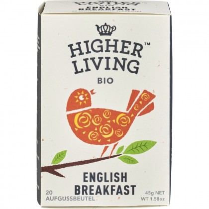 Higher Living Ceai bio English Breakfast 45g