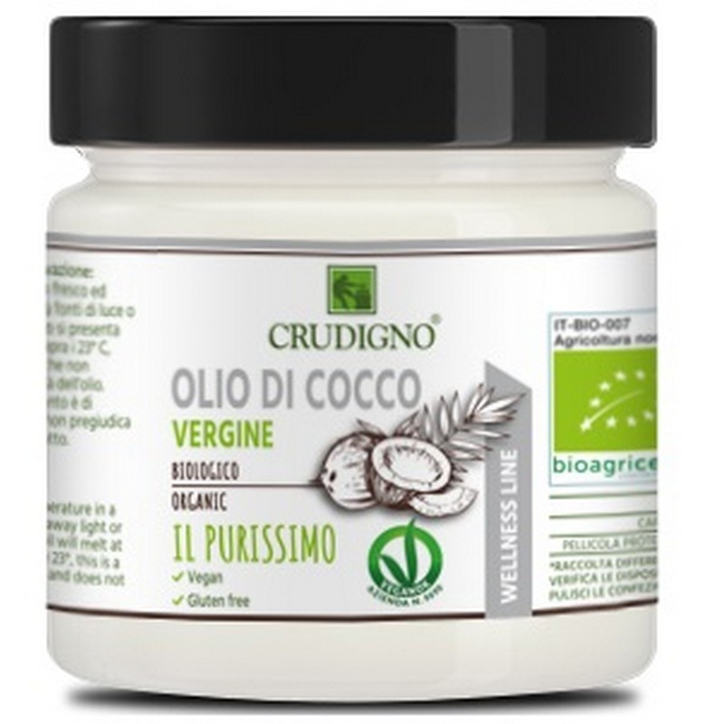 Crudigno BIO Ulei de cocos virgin, 200ml