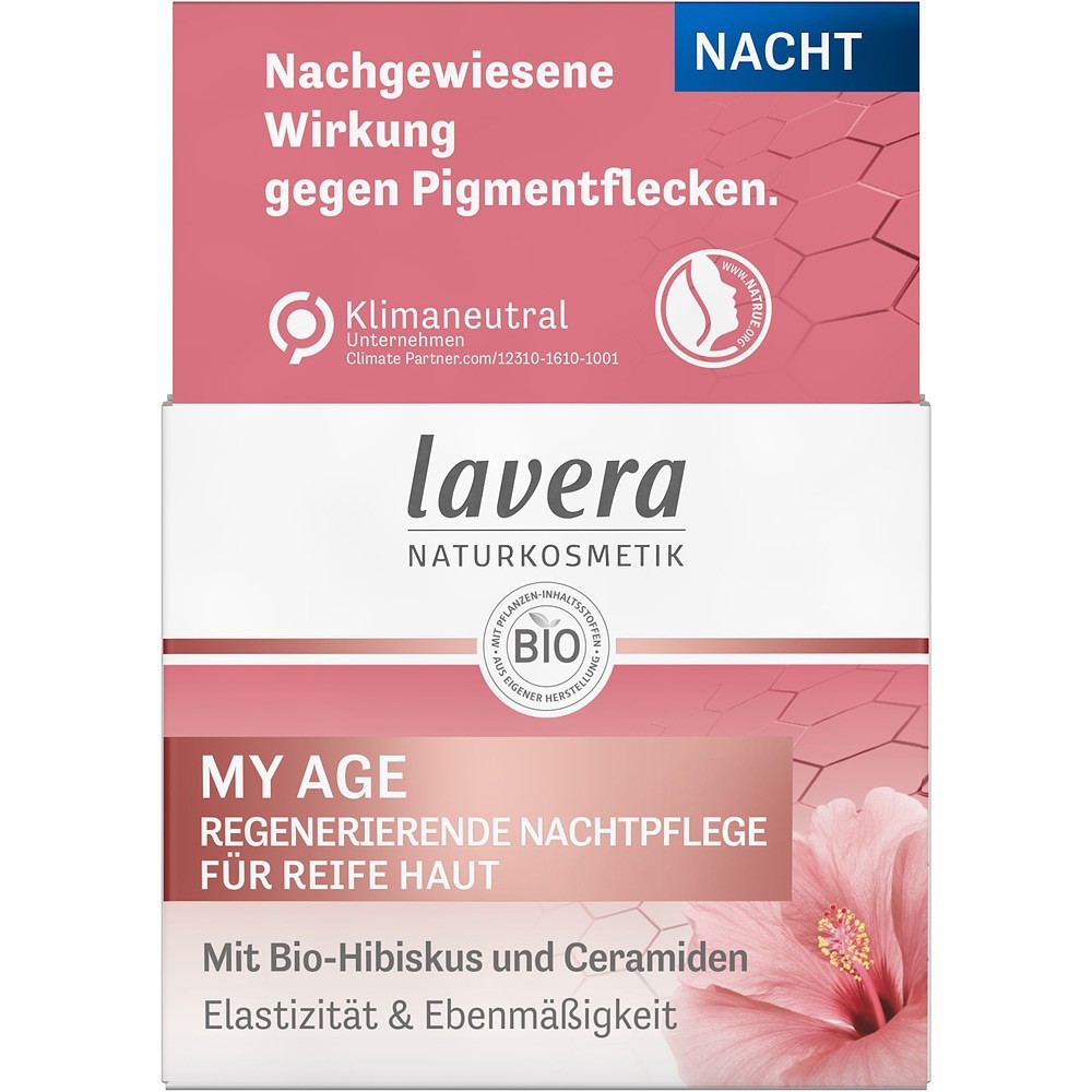 Lavera Crema de noapte regeneranta cu hibiscus bio 50ml