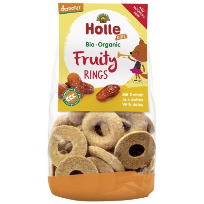 Holle Biscuiti bio cu grau spelta si curmale pentru copii 3 ani 125g