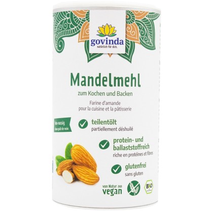 Govinda Faina de migdale fara gluten, eco 200g