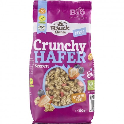 BauckHof Musli crocant cu ovaz si fructe de padure fara gluten 300g
