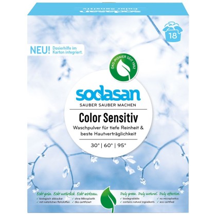 Sodasan Detergent pudra Color - Sensitiv organic 1.01kg